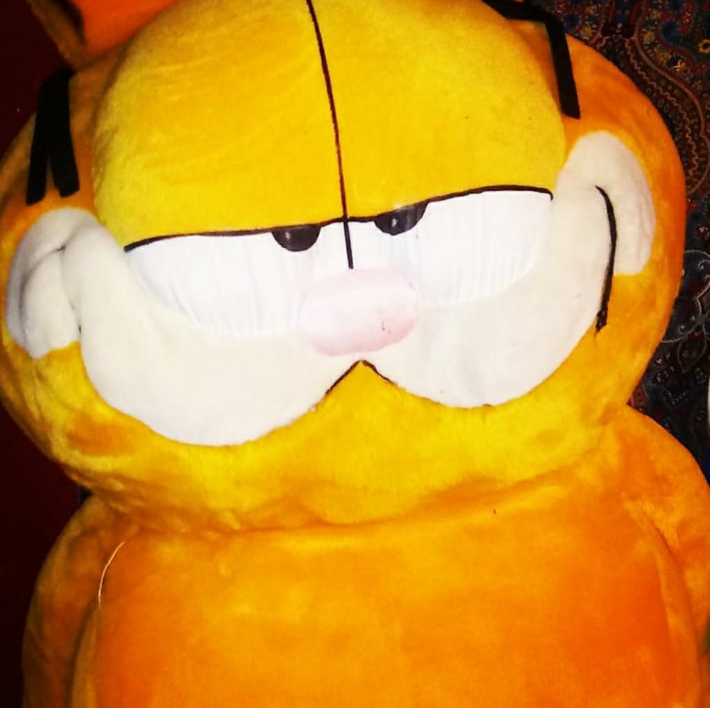 Rare 1978 Vintage Garfield Plush GIGANTIC!!!